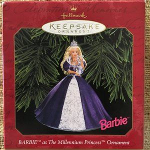 Hallmark Millenial Princess Barbie Ornament
